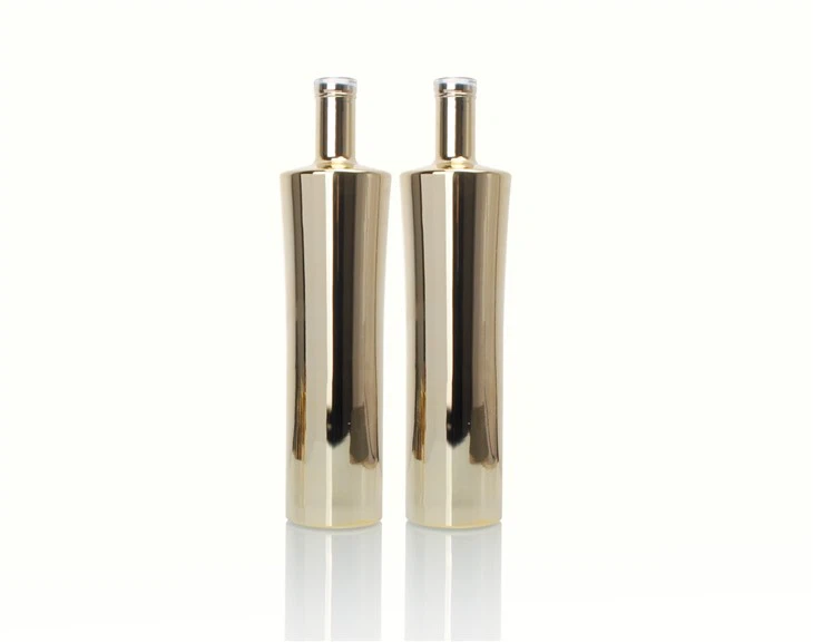 Glectroplate Color Glass Bottle