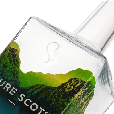 Gradient Mountain Glass Spirit Bottle Gradient Mountain Glass Spirit Bottle