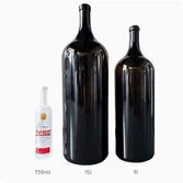 15L Large Capacity Winery Supply Glass Bordeaux Wine Bottles