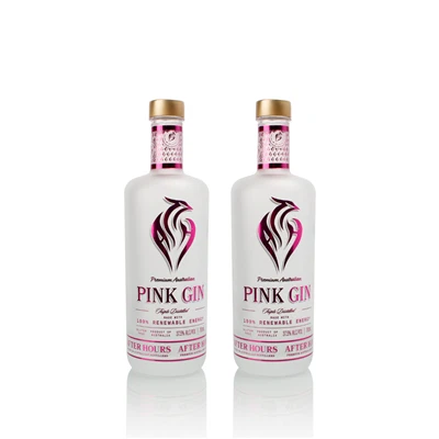 750ml Extra Flint Round Gin Bottle With Decal