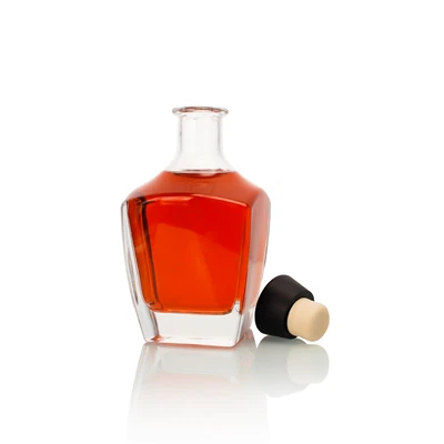 Premium Borosilicate Square Whiskey Bottle