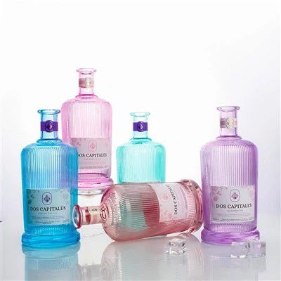 Colorful High Borosilicate Glass Bottle