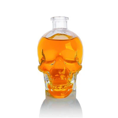 750ml Borosilicate Skull Shape Bottle